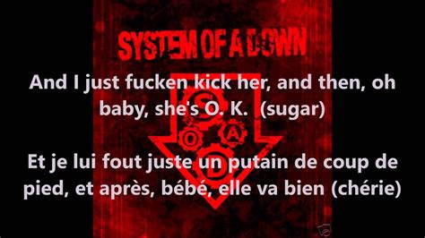 sugal lyrics|sugar lyrics soad.